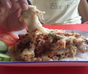 Ayam Geprek Mozarella Bolognise, Maknyuuussss !!!!